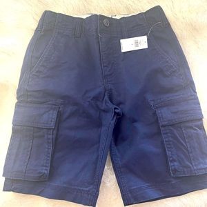 New GAP Boys Navy Cargo shorts